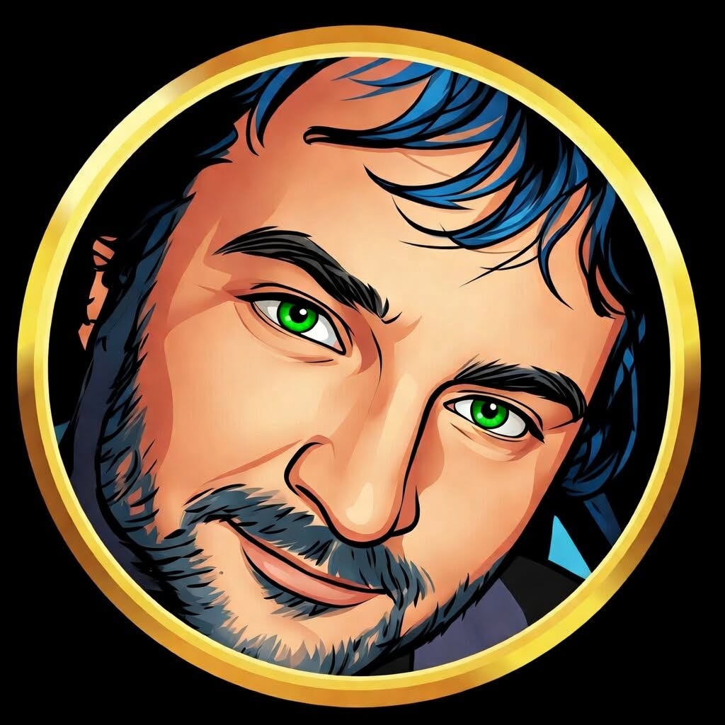 Illustrated portrait of Cory Simpson