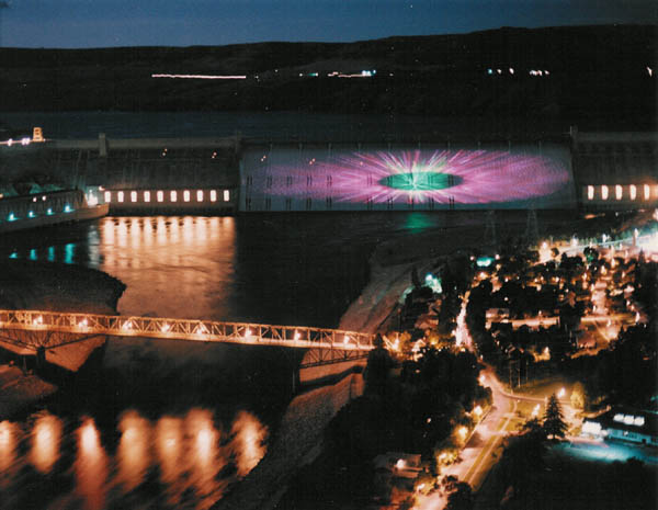 Grand-scale installation — Architectural laser work