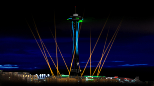 Space Needle — 3D design visualization
