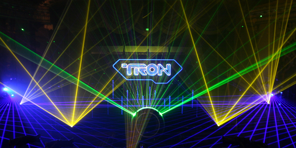 TRON — Immersive laser environment