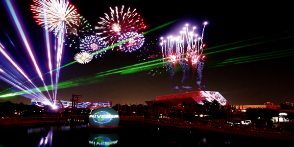 360 — Lasers + pyrotechnics